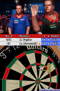 PDC World Championship Darts screenshot 2 for Nintendo DS